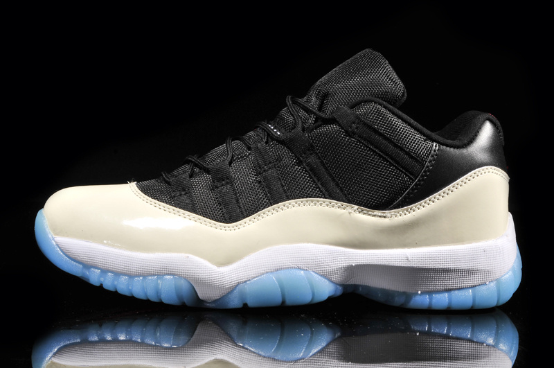 Air Jordan 11 Mens Shoes Black/Gray/White/Blue Online